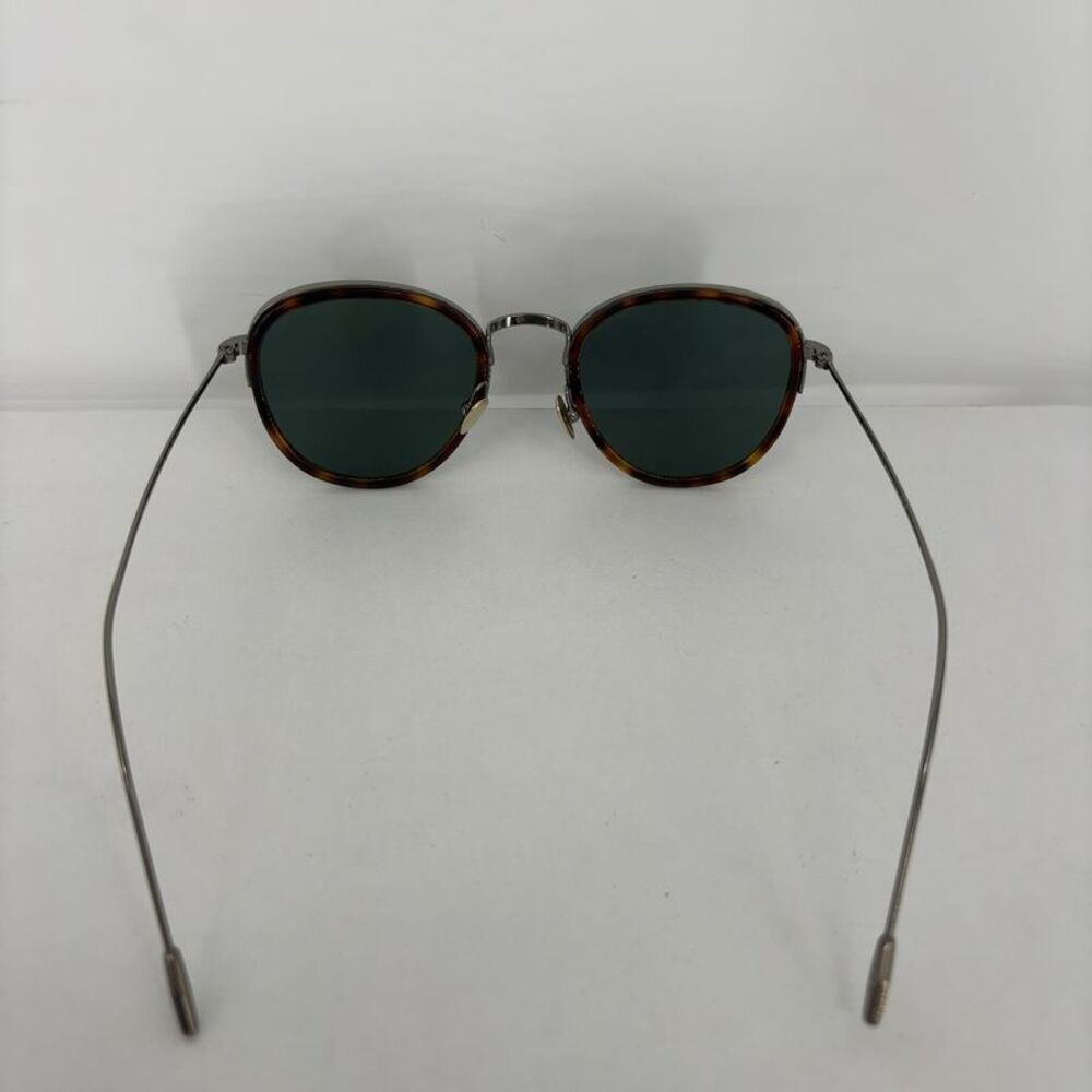 Giorgio Armani Round Metal and Tortoise Sunglasses - Picture 4 of 5